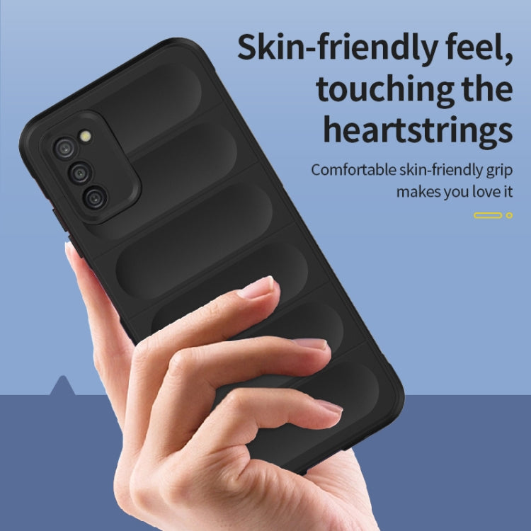 Magic Shield TPU + Flannel Phone Case, For Samsung Galaxy A03s India Version