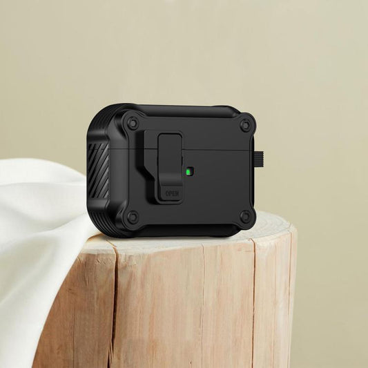 Eagle Shockproof Earphone Protective Case with Switch, For AirPods Pro 3, For AirPods Pro 2, For AirPods 3, For AirPods Pro, For AirPods 1 / 2