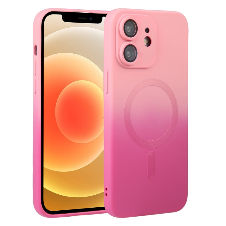 Liquid TPU Silicone Gradient MagSafe Phone Case, For iPhone 14, For iPhone 14 Plus, For iPhone 14 Pro, For iPhone 14 Pro Max, For iPhone 13, For iPhone 13 Pro, For iPhone 13 Pro Max, For iPhone 12