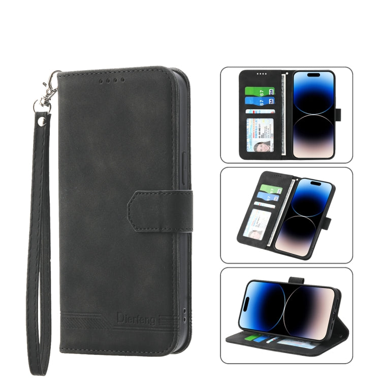 Dierfeng Dream Line TPU + PU  Leather Phone Case, For iPhone 12, For iPhone 12 mini, For iPhone 12 Pro, For iPhone 12 Pro Max, For iPhone 11, For iPhone 11 Pro, For iPhone 11 Pro Max