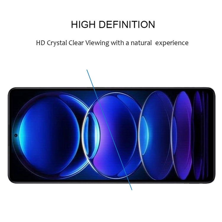 Full Glue Full Cover Screen Protector Tempered Glass Film, For Xiaomi Redmi Note 12 Pro/12 Pro+ Global/12R Pro (1 PC)
