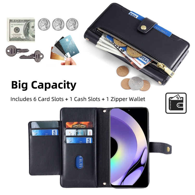 Sheep Texture Cross-body Zipper Wallet Leather Phone Case, For Realme 10 Pro 5G, For Realme GT2 Pro, For vivo X60, For vivo X90, For vivo X90 Pro / X90 Pro+, For Google Pixel 7 5G, For Google Pixel 7 Pro, For ASUS Zenfone 9 / Zenfone 9Z