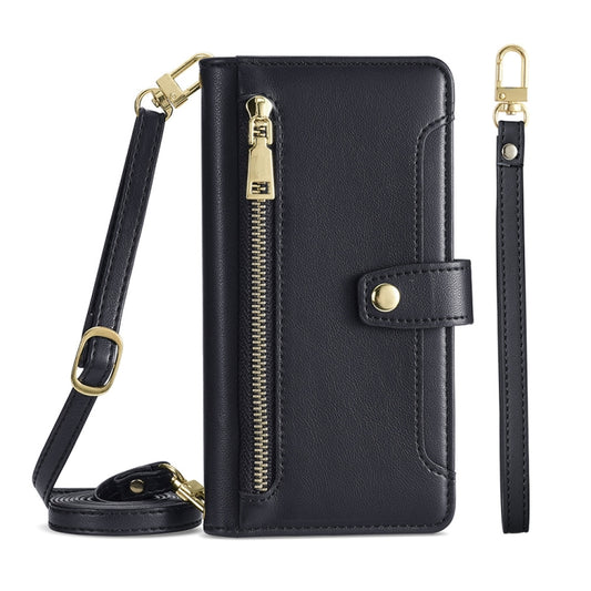 Sheep Texture Cross-body Zipper Wallet Leather Phone Case, For Huawei P50, For Huawei P Smart Z / Enjoy 10 Plus, For Huawei Nova 10 Pro, For Huawei Mate 50, For Huawei Nova 10 SE, For Meizu Note 9, For Nokia C21 Plus, For Nokia X30 5G