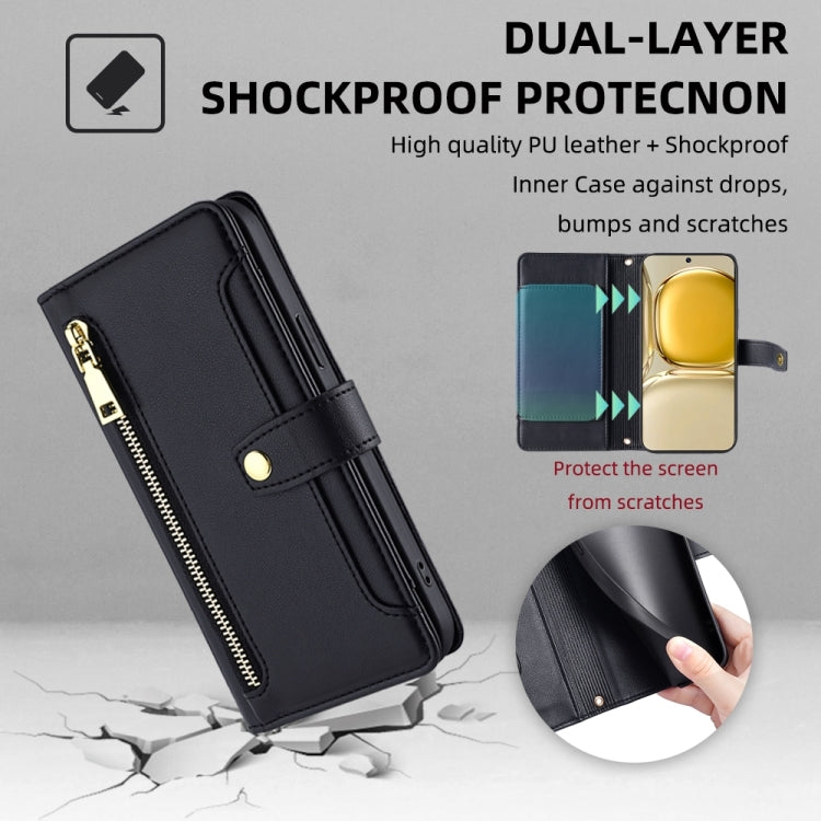 Sheep Texture Cross-body Zipper Wallet Leather Phone Case, For Huawei P50, For Huawei P Smart Z / Enjoy 10 Plus, For Huawei Nova 10 Pro, For Huawei Mate 50, For Huawei Nova 10 SE, For Meizu Note 9, For Nokia C21 Plus, For Nokia X30 5G