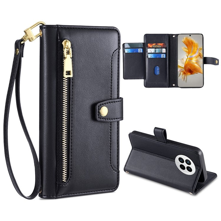 Sheep Texture Cross-body Zipper Wallet Leather Phone Case, For Huawei P50, For Huawei P Smart Z / Enjoy 10 Plus, For Huawei Nova 10 Pro, For Huawei Mate 50, For Huawei Nova 10 SE, For Meizu Note 9, For Nokia C21 Plus, For Nokia X30 5G