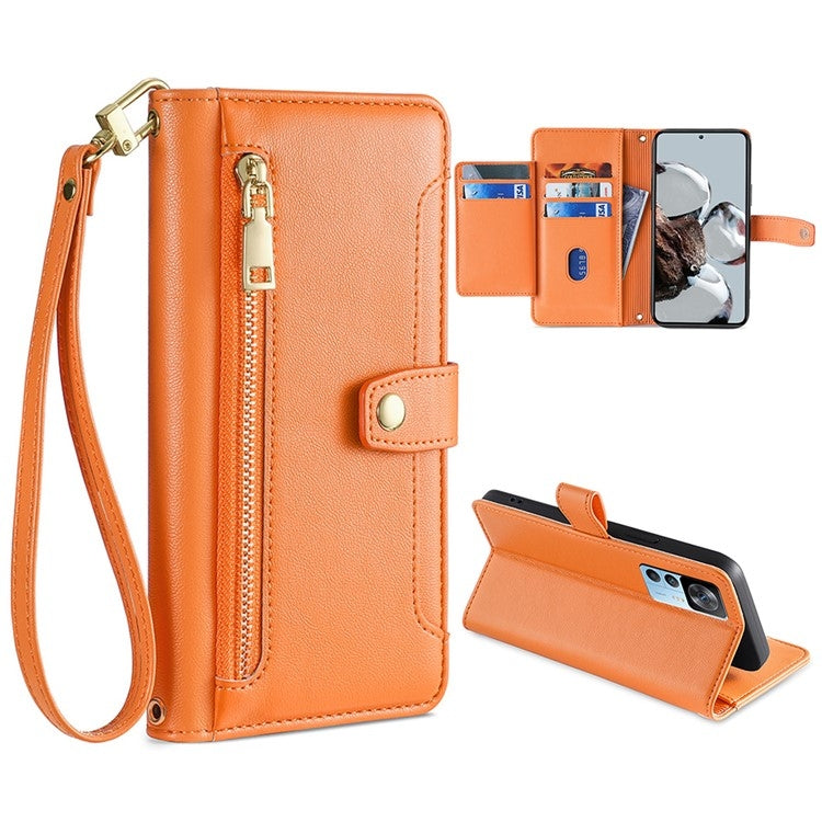 Sheep Texture Cross-body Zipper Wallet Leather Phone Case, For Xiaomi Redmi Note 11 4G Global / Note 11S, For Xiaomi Redmi K50 Ultra, For Xiaomi Civi 2 5G, For Xiaomi Redmi K40 Gaming, For OnePlus 10 Pro 5G, For OnePlus Ace Racing