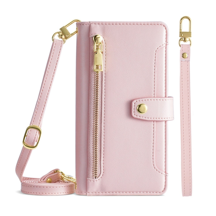Sheep Texture Cross-body Zipper Wallet Leather Phone Case, For Xiaomi Redmi Note 11 4G Global / Note 11S, For Xiaomi Redmi K50 Ultra, For Xiaomi Civi 2 5G, For Xiaomi Redmi K40 Gaming, For OnePlus 10 Pro 5G, For OnePlus Ace Racing