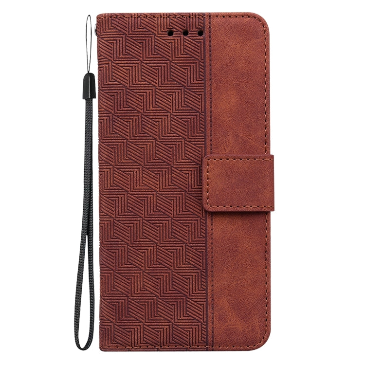 Geometric Embossed Flip Leather Phone Case, For Google Pixel 7a, For Infinix Hot 20 Play, For Samsung Galaxy A34 5G, For Samsung Galaxy A54 5G, For OPPO A58, For Tecno Pova 4 Pro
