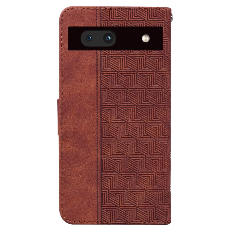 Geometric Embossed Flip Leather Phone Case, For Google Pixel 7a, For Infinix Hot 20 Play, For Samsung Galaxy A34 5G, For Samsung Galaxy A54 5G, For OPPO A58, For Tecno Pova 4 Pro