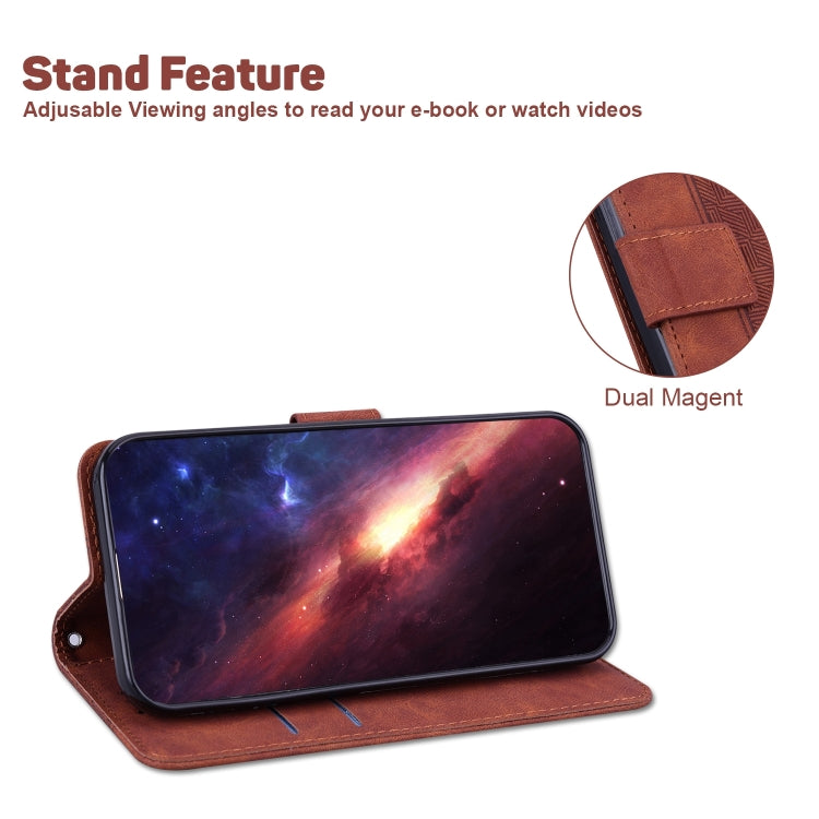 Geometric Embossed Flip Leather Phone Case, For Google Pixel 7a, For Infinix Hot 20 Play, For Samsung Galaxy A34 5G, For Samsung Galaxy A54 5G, For OPPO A58, For Tecno Pova 4 Pro