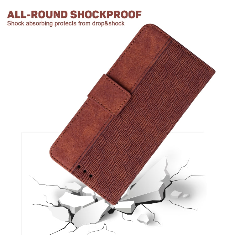 Geometric Embossed Flip Leather Phone Case, For Google Pixel 7a, For Infinix Hot 20 Play, For Samsung Galaxy A34 5G, For Samsung Galaxy A54 5G, For OPPO A58, For Tecno Pova 4 Pro
