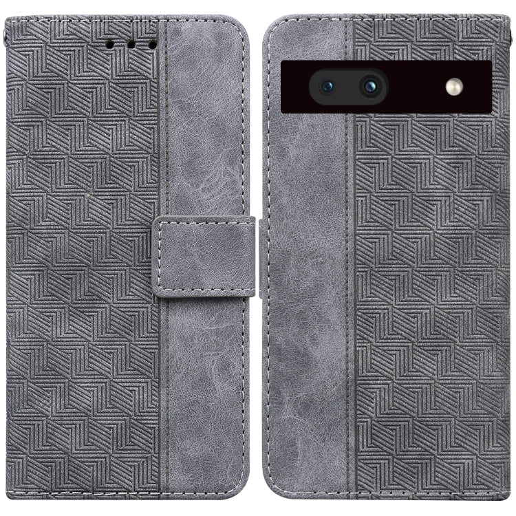 Geometric Embossed Flip Leather Phone Case, For Google Pixel 7a, For Infinix Hot 20 Play, For Samsung Galaxy A34 5G, For Samsung Galaxy A54 5G, For OPPO A58, For Tecno Pova 4 Pro