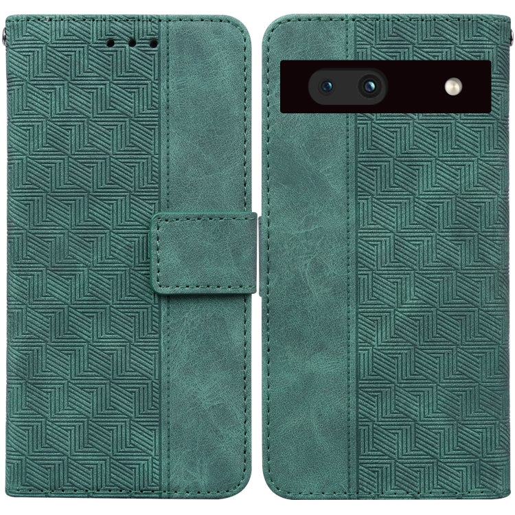Geometric Embossed Flip Leather Phone Case, For Google Pixel 7a, For Infinix Hot 20 Play, For Samsung Galaxy A34 5G, For Samsung Galaxy A54 5G, For OPPO A58, For Tecno Pova 4 Pro