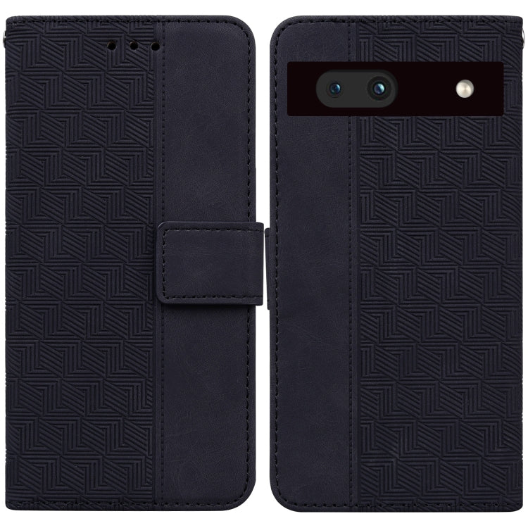 Geometric Embossed Flip Leather Phone Case, For Google Pixel 7a, For Infinix Hot 20 Play, For Samsung Galaxy A34 5G, For Samsung Galaxy A54 5G, For OPPO A58, For Tecno Pova 4 Pro