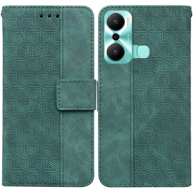 Geometric Embossed Flip Leather Phone Case, For Google Pixel 7a, For Infinix Hot 20 Play, For Samsung Galaxy A34 5G, For Samsung Galaxy A54 5G, For OPPO A58, For Tecno Pova 4 Pro