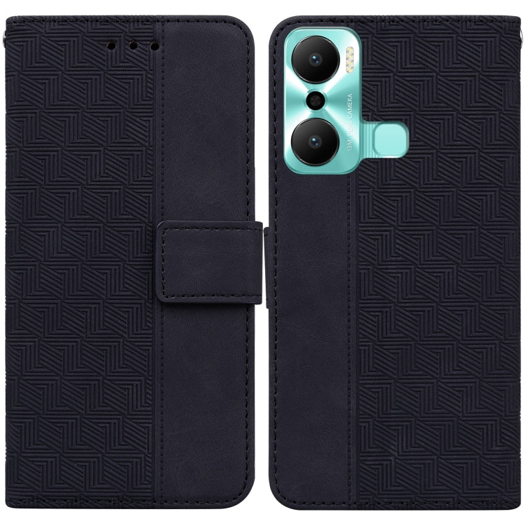 Geometric Embossed Flip Leather Phone Case, For Google Pixel 7a, For Infinix Hot 20 Play, For Samsung Galaxy A34 5G, For Samsung Galaxy A54 5G, For OPPO A58, For Tecno Pova 4 Pro