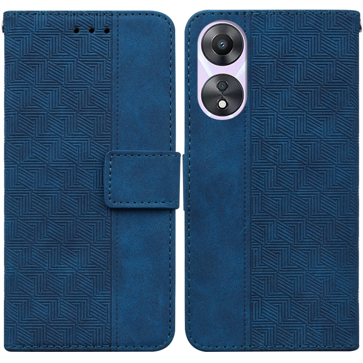 Geometric Embossed Flip Leather Phone Case, For Google Pixel 7a, For Infinix Hot 20 Play, For Samsung Galaxy A34 5G, For Samsung Galaxy A54 5G, For OPPO A58, For Tecno Pova 4 Pro