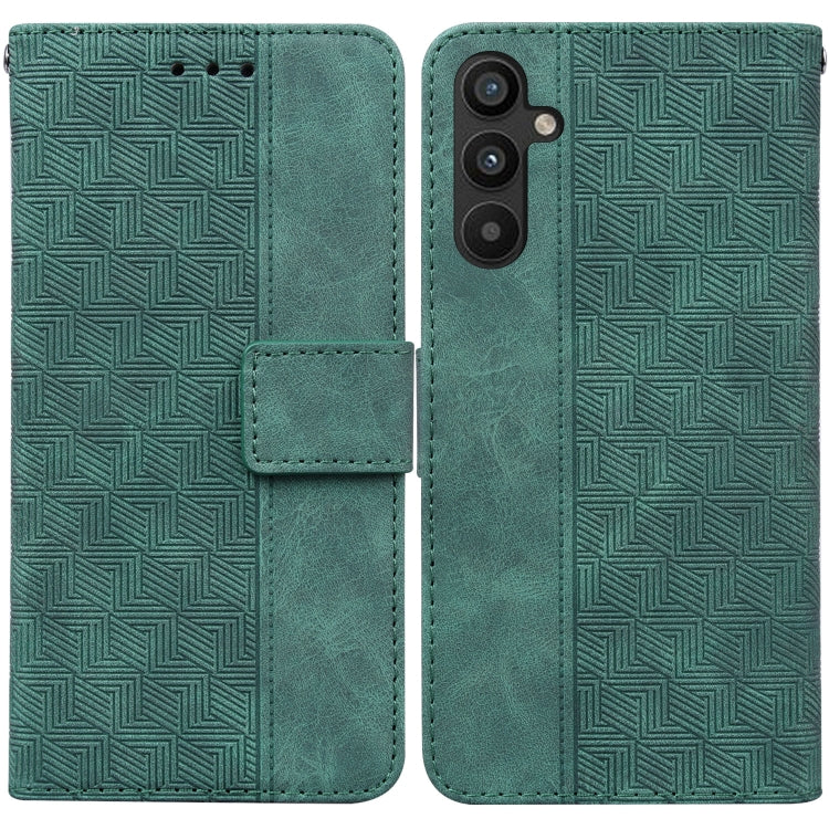 Geometric Embossed Flip Leather Phone Case, For Google Pixel 7a, For Infinix Hot 20 Play, For Samsung Galaxy A34 5G, For Samsung Galaxy A54 5G, For OPPO A58, For Tecno Pova 4 Pro