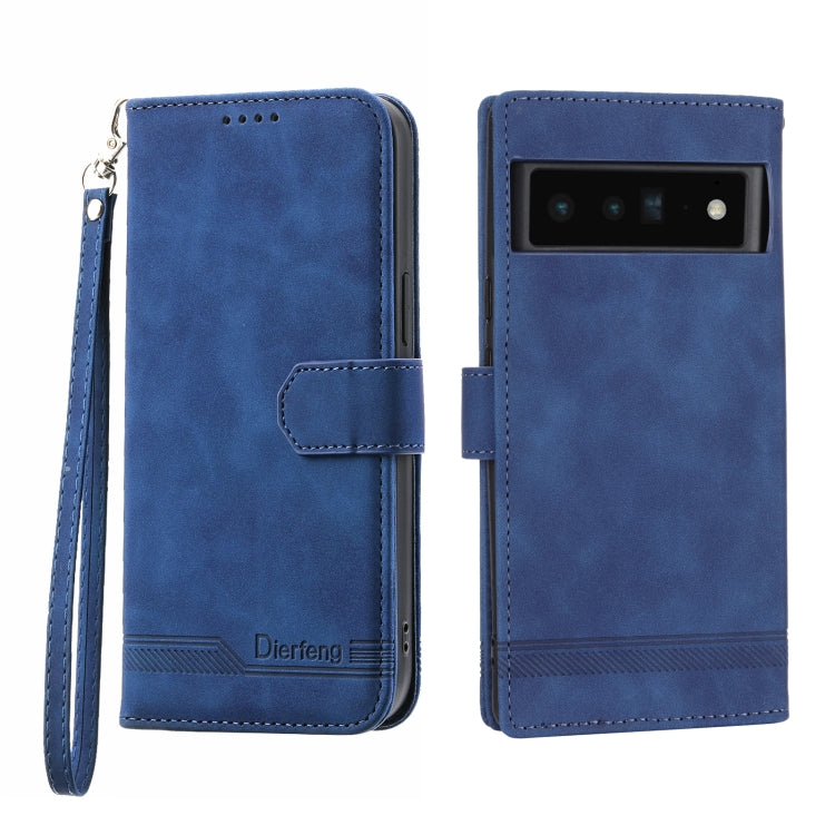 Dierfeng Dream Line TPU + PU Leather Phone Case, For Google Pixel 6, For Google Pixel 6 Pro, For Google Pixel 6a, For Google Pixel 7, For Google Pixel 7 Pro, For Google Pixel 7a