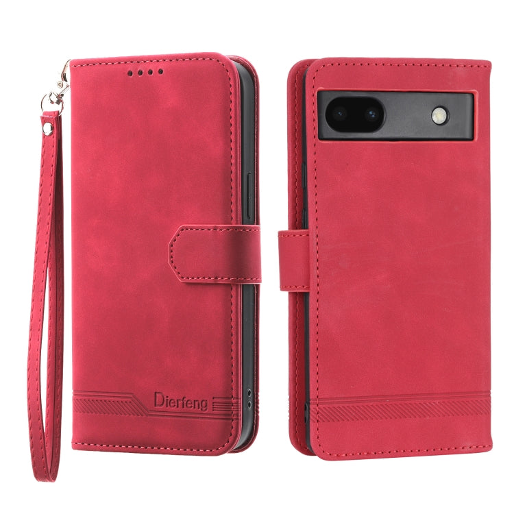Dierfeng Dream Line TPU + PU Leather Phone Case, For Google Pixel 6, For Google Pixel 6 Pro, For Google Pixel 6a, For Google Pixel 7, For Google Pixel 7 Pro, For Google Pixel 7a