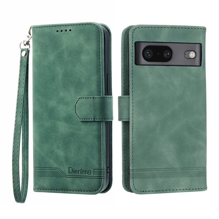 Dierfeng Dream Line TPU + PU Leather Phone Case, For Google Pixel 6, For Google Pixel 6 Pro, For Google Pixel 6a, For Google Pixel 7, For Google Pixel 7 Pro, For Google Pixel 7a