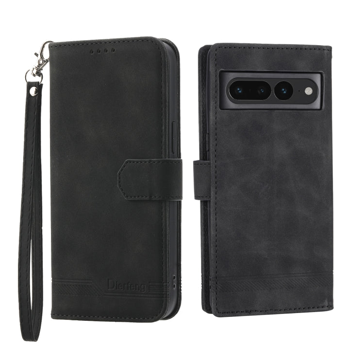 Dierfeng Dream Line TPU + PU Leather Phone Case, For Google Pixel 6, For Google Pixel 6 Pro, For Google Pixel 6a, For Google Pixel 7, For Google Pixel 7 Pro, For Google Pixel 7a