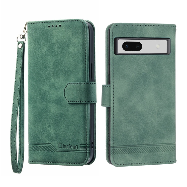 Dierfeng Dream Line TPU + PU Leather Phone Case, For Google Pixel 6, For Google Pixel 6 Pro, For Google Pixel 6a, For Google Pixel 7, For Google Pixel 7 Pro, For Google Pixel 7a