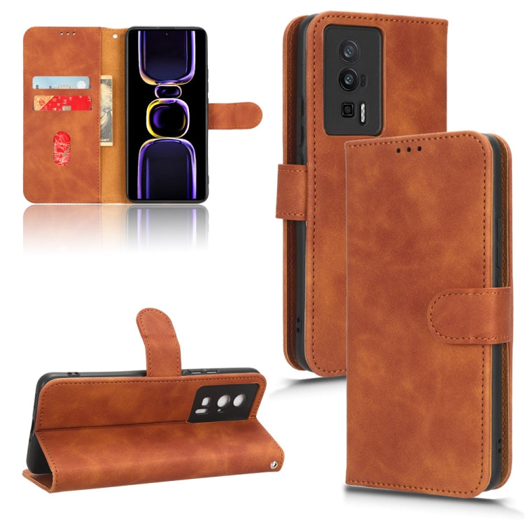 Skin Feel Magnetic Flip Leather Phone Case, For TCL 40SE, For Xiaomi Redmi K60 / K60 Pro, For ZTE Libero 5G III