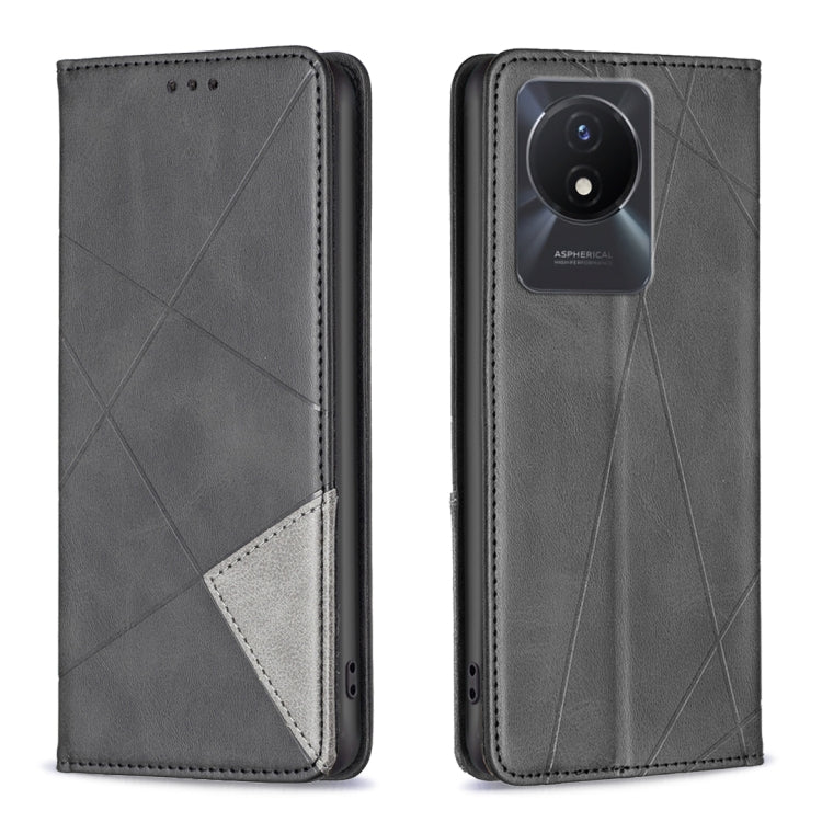 Prismatic Invisible Magnetic Leather Phone Case, For vivo Y02 4G, For Xiaomi Redmi 12C, For Xiaomi Redmi K60 / K60 Pro, For Xiaomi Redmi Note 12 Pro+ Global, For Xiaomi Redmi Note 12 Pro 5G Global, For Xiaomi Redmi Note 12 Global