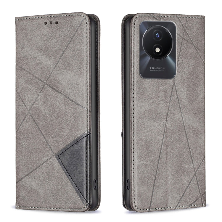 Prismatic Invisible Magnetic Leather Phone Case, For vivo Y02 4G, For Xiaomi Redmi 12C, For Xiaomi Redmi K60 / K60 Pro, For Xiaomi Redmi Note 12 Pro+ Global, For Xiaomi Redmi Note 12 Pro 5G Global, For Xiaomi Redmi Note 12 Global