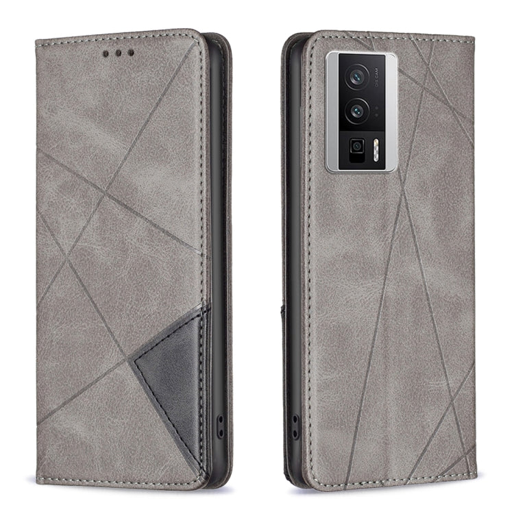 Prismatic Invisible Magnetic Leather Phone Case, For vivo Y02 4G, For Xiaomi Redmi 12C, For Xiaomi Redmi K60 / K60 Pro, For Xiaomi Redmi Note 12 Pro+ Global, For Xiaomi Redmi Note 12 Pro 5G Global, For Xiaomi Redmi Note 12 Global