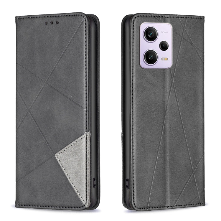 Prismatic Invisible Magnetic Leather Phone Case, For vivo Y02 4G, For Xiaomi Redmi 12C, For Xiaomi Redmi K60 / K60 Pro, For Xiaomi Redmi Note 12 Pro+ Global, For Xiaomi Redmi Note 12 Pro 5G Global, For Xiaomi Redmi Note 12 Global