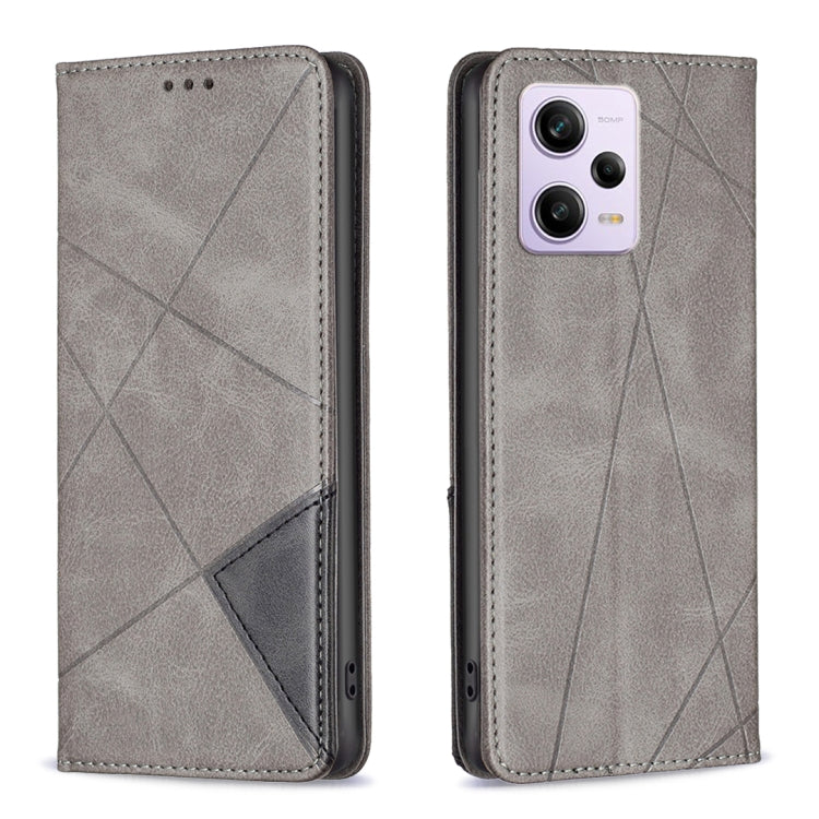 Prismatic Invisible Magnetic Leather Phone Case, For vivo Y02 4G, For Xiaomi Redmi 12C, For Xiaomi Redmi K60 / K60 Pro, For Xiaomi Redmi Note 12 Pro+ Global, For Xiaomi Redmi Note 12 Pro 5G Global, For Xiaomi Redmi Note 12 Global