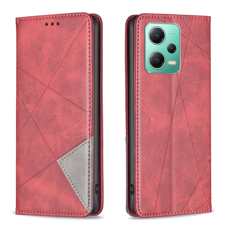 Prismatic Invisible Magnetic Leather Phone Case, For vivo Y02 4G, For Xiaomi Redmi 12C, For Xiaomi Redmi K60 / K60 Pro, For Xiaomi Redmi Note 12 Pro+ Global, For Xiaomi Redmi Note 12 Pro 5G Global, For Xiaomi Redmi Note 12 Global