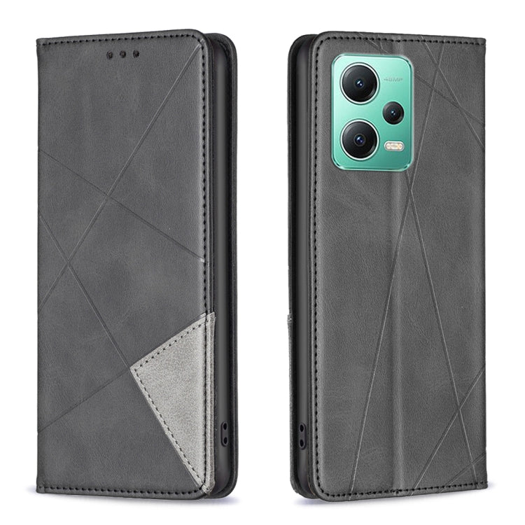 Prismatic Invisible Magnetic Leather Phone Case, For vivo Y02 4G, For Xiaomi Redmi 12C, For Xiaomi Redmi K60 / K60 Pro, For Xiaomi Redmi Note 12 Pro+ Global, For Xiaomi Redmi Note 12 Pro 5G Global, For Xiaomi Redmi Note 12 Global