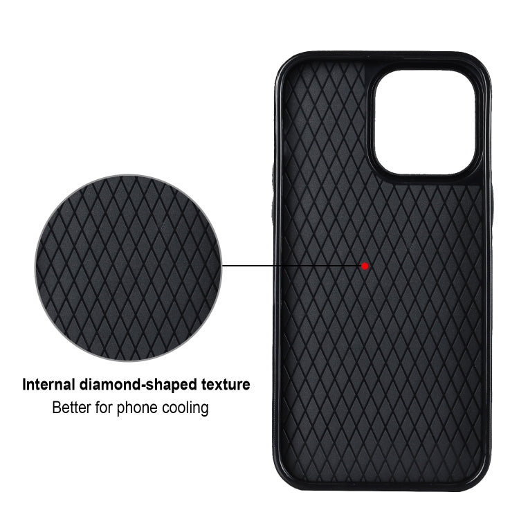 Rhombic PU Leather Phone Case with Ring Holder, For iPhone 14, For iPhone 14 Plus, For iPhone 14 Pro, For iPhone 14 Pro Max, For iPhone 13 mini, For iPhone 13