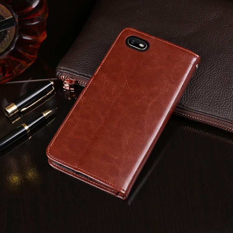 idewei Crazy Horse Texture Horizontal Flip Leather Case with Holder & Card Slots & Wallet, For OPPO A1K, For OPPO A3S, For OPPO A5 (2020), For OPPO A5s, For OPPO A7, For OPPO K5