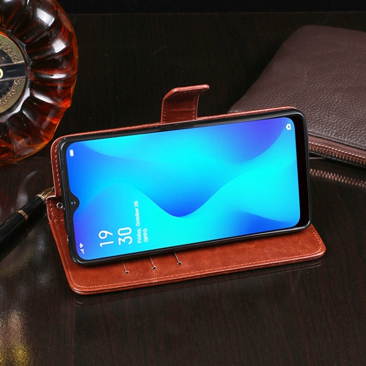idewei Crazy Horse Texture Horizontal Flip Leather Case with Holder & Card Slots & Wallet, For OPPO A1K, For OPPO A3S, For OPPO A5 (2020), For OPPO A5s, For OPPO A7, For OPPO K5