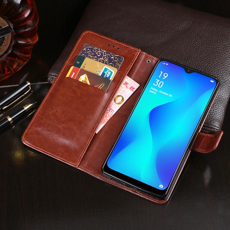 idewei Crazy Horse Texture Horizontal Flip Leather Case with Holder & Card Slots & Wallet, For OPPO A1K, For OPPO A3S, For OPPO A5 (2020), For OPPO A5s, For OPPO A7, For OPPO K5