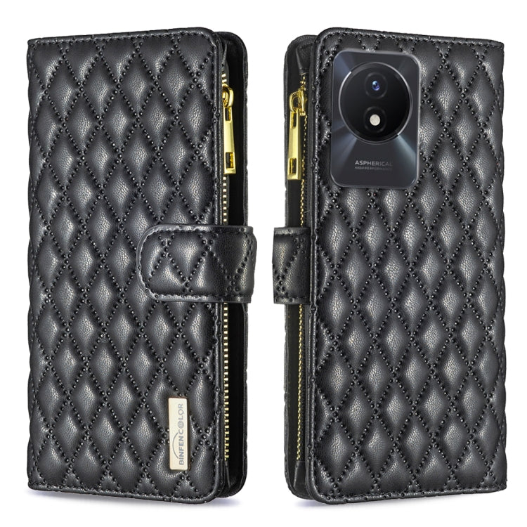Diamond Lattice Zipper Wallet Leather Flip Phone Case, For vivo Y02 4G, For Xiaomi Redmi 12C, For Xiaomi Redmi K60 / K60 Pro, For Xiaomi Redmi Note 12 Pro+ Global, For Xiaomi Redmi Note 12 Pro 5G Global, For Xiaomi Redmi Note 12 Global