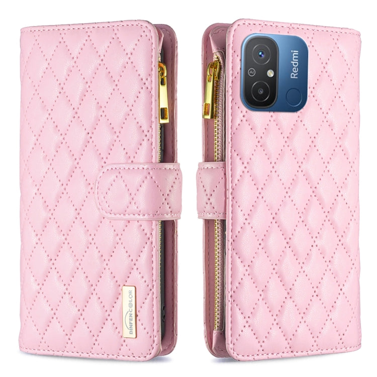 Diamond Lattice Zipper Wallet Leather Flip Phone Case, For vivo Y02 4G, For Xiaomi Redmi 12C, For Xiaomi Redmi K60 / K60 Pro, For Xiaomi Redmi Note 12 Pro+ Global, For Xiaomi Redmi Note 12 Pro 5G Global, For Xiaomi Redmi Note 12 Global