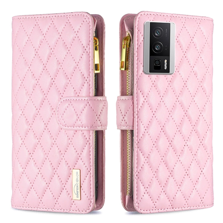 Diamond Lattice Zipper Wallet Leather Flip Phone Case, For vivo Y02 4G, For Xiaomi Redmi 12C, For Xiaomi Redmi K60 / K60 Pro, For Xiaomi Redmi Note 12 Pro+ Global, For Xiaomi Redmi Note 12 Pro 5G Global, For Xiaomi Redmi Note 12 Global