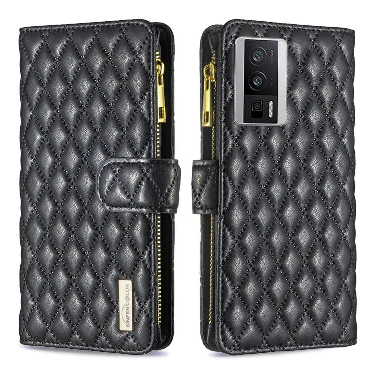 Diamond Lattice Zipper Wallet Leather Flip Phone Case, For vivo Y02 4G, For Xiaomi Redmi 12C, For Xiaomi Redmi K60 / K60 Pro, For Xiaomi Redmi Note 12 Pro+ Global, For Xiaomi Redmi Note 12 Pro 5G Global, For Xiaomi Redmi Note 12 Global