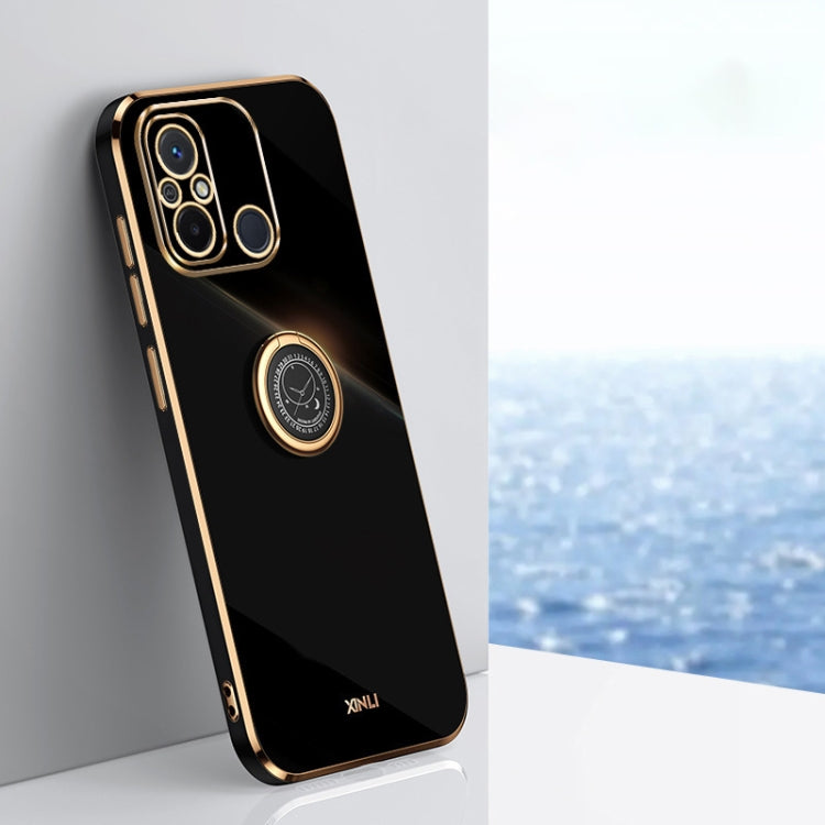 XINLI Straight Edge 6D Electroplate TPU Phone Case with Ring Holder, For vivo iQOO 11 Pro 5G, For Xiaomi Redmi 12C 4G, For Xiaomi Redmi Note 12 Pro Speed, For Honor 80 GT 5G, For Honor 80 Pro Flat
