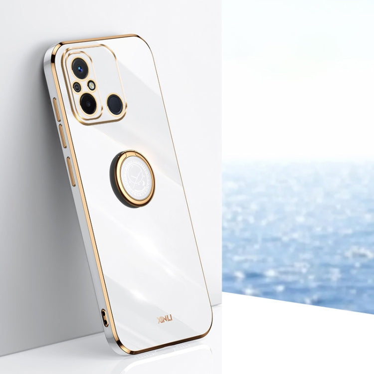 XINLI Straight Edge 6D Electroplate TPU Phone Case with Ring Holder, For vivo iQOO 11 Pro 5G, For Xiaomi Redmi 12C 4G, For Xiaomi Redmi Note 12 Pro Speed, For Honor 80 GT 5G, For Honor 80 Pro Flat