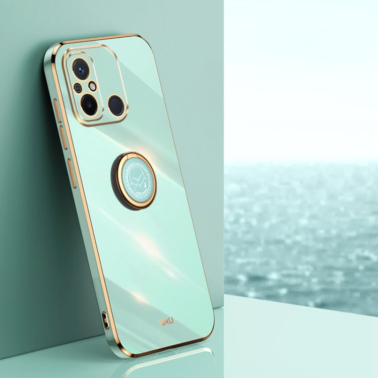 XINLI Straight Edge 6D Electroplate TPU Phone Case with Ring Holder, For vivo iQOO 11 Pro 5G, For Xiaomi Redmi 12C 4G, For Xiaomi Redmi Note 12 Pro Speed, For Honor 80 GT 5G, For Honor 80 Pro Flat