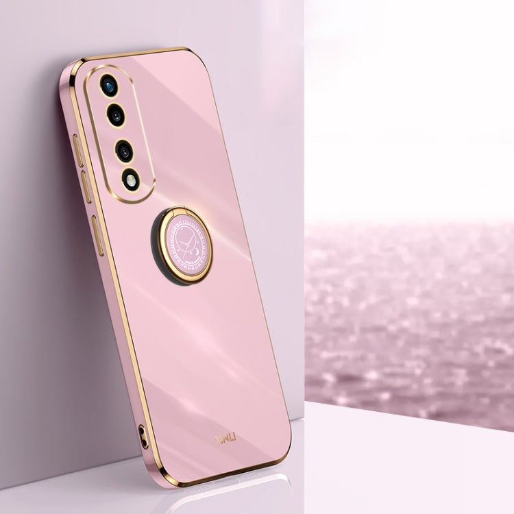 XINLI Straight Edge 6D Electroplate TPU Phone Case with Ring Holder, For vivo iQOO 11 Pro 5G, For Xiaomi Redmi 12C 4G, For Xiaomi Redmi Note 12 Pro Speed, For Honor 80 GT 5G, For Honor 80 Pro Flat