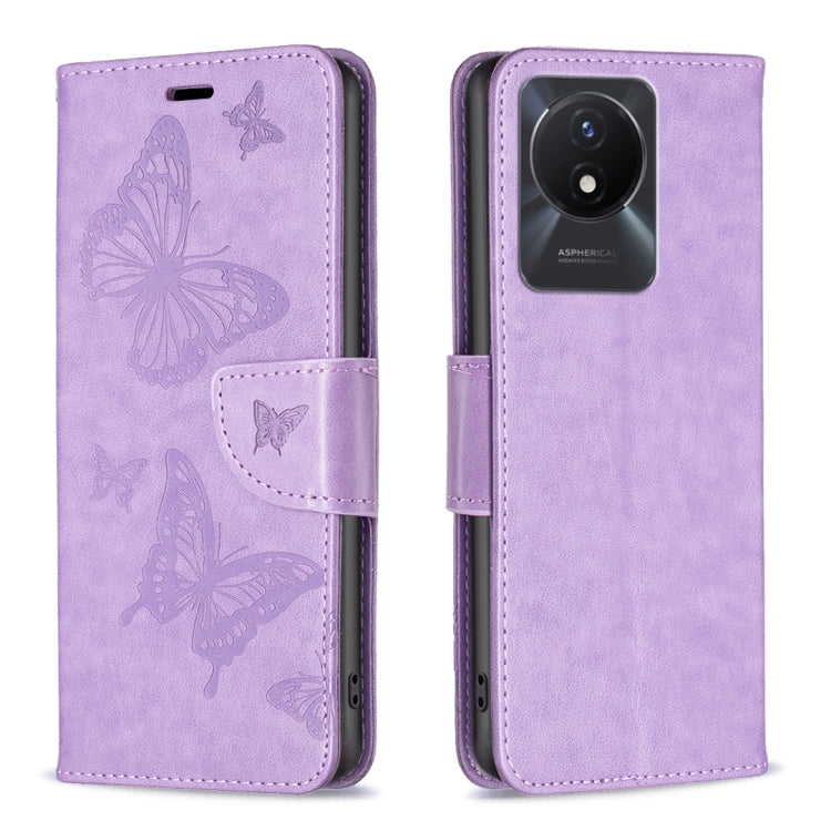 Embossing Two Butterflies Pattern Leather Phone Case, For vivo Y02 4G, For Xiaomi Redmi 12C, For Xiaomi Redmi K60 / K60 Pro, For Xiaomi Redmi Note 12 Pro+ Global, For Xiaomi Redmi Note 12 Pro 5G Global, For Xiaomi Redmi Note 12 Global