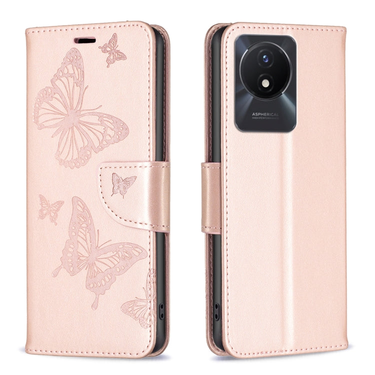 Embossing Two Butterflies Pattern Leather Phone Case, For vivo Y02 4G, For Xiaomi Redmi 12C, For Xiaomi Redmi K60 / K60 Pro, For Xiaomi Redmi Note 12 Pro+ Global, For Xiaomi Redmi Note 12 Pro 5G Global, For Xiaomi Redmi Note 12 Global