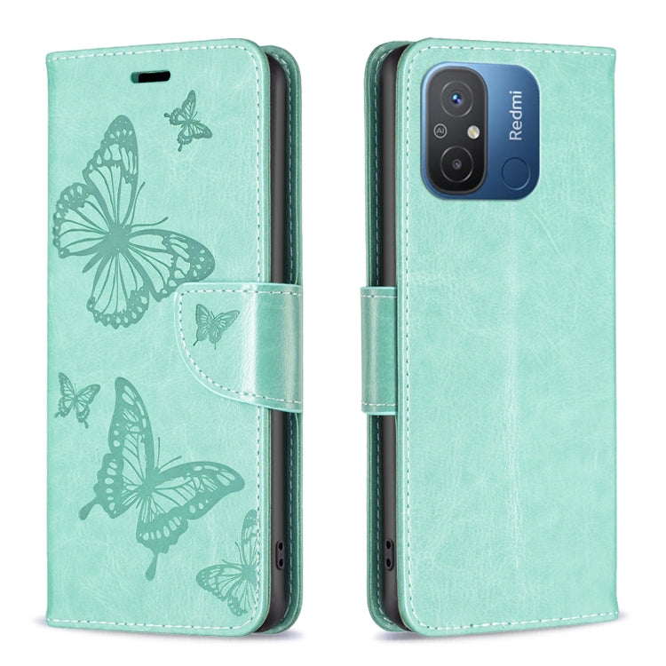 Embossing Two Butterflies Pattern Leather Phone Case, For vivo Y02 4G, For Xiaomi Redmi 12C, For Xiaomi Redmi K60 / K60 Pro, For Xiaomi Redmi Note 12 Pro+ Global, For Xiaomi Redmi Note 12 Pro 5G Global, For Xiaomi Redmi Note 12 Global